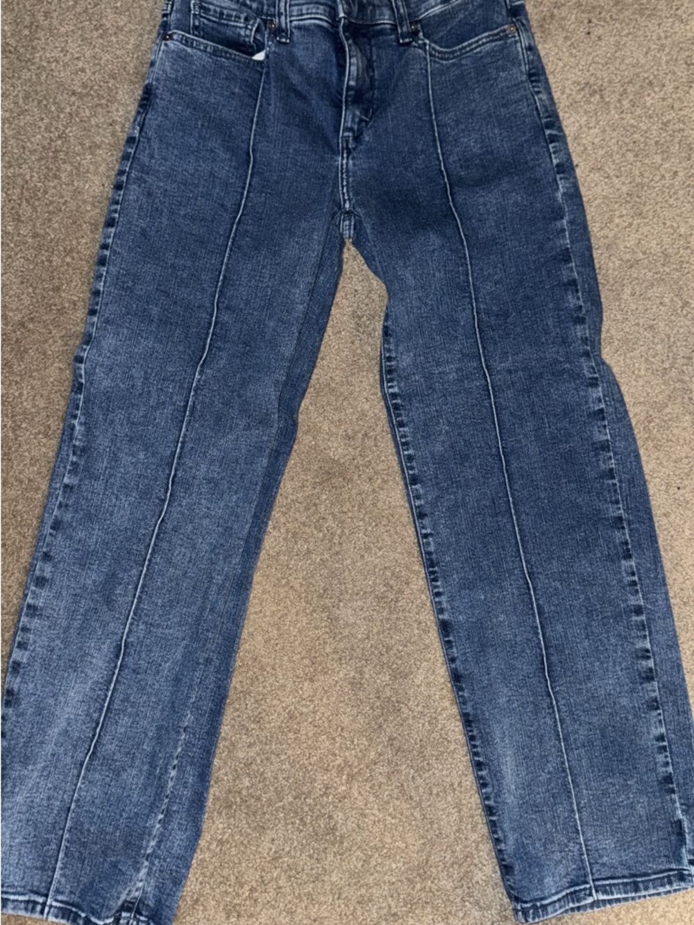Banana Republic Women's Straight Leg Jeans - Dark Blue Wash